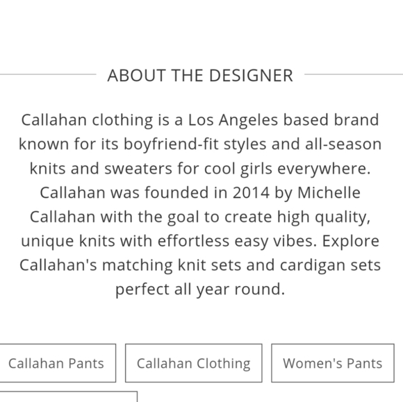 Callahan Trish Rib Knit Pant Rootbeer Size Large - Picture 5 of 5